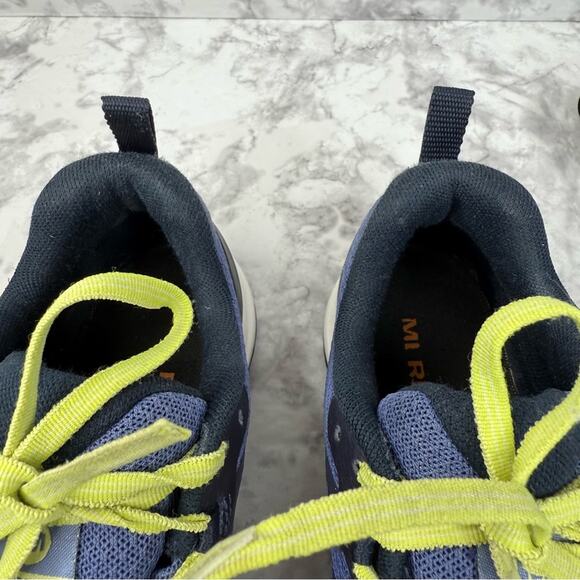 MERRELL Women's Siren 3 Ventilator Trail Hiking Shoes Purple-Blue/Lime Size 8 - Picture 7 of 14